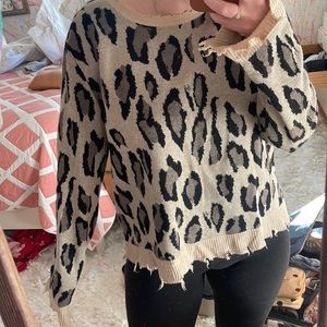 Fun leopard sweater